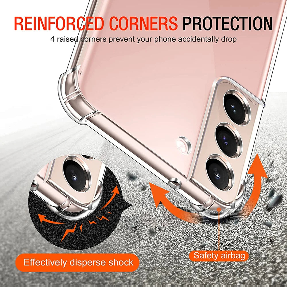 Maska za Samsung Galaxy A54 A546, Techsuit, Otporna na udarce, Prozirna