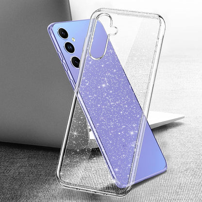 Maska za Samsung Galaxy A54 A546, Techsuit, SparkleSkin, Prozirna