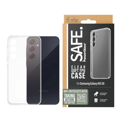 Futrola za Samsung Galaxy A55 5G A556, PanzerGlass, Safe., Prozirna