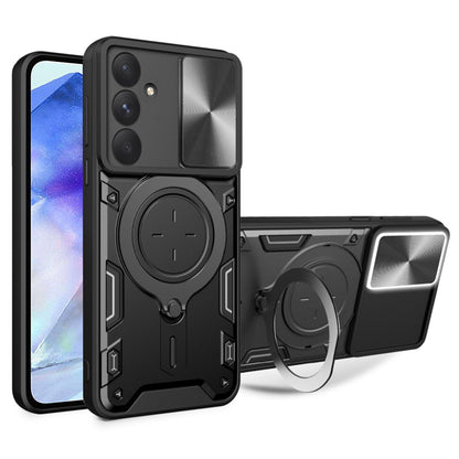 Maska za Samsung Galaxy A55 5G A556, Techsuit, CamGuard Pro, Crna