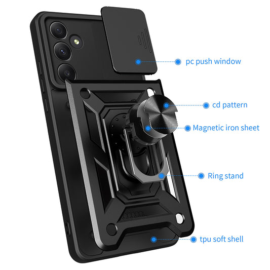 Maska za Samsung Galaxy A55 5G A556, Techsuit, CamShield, Plava