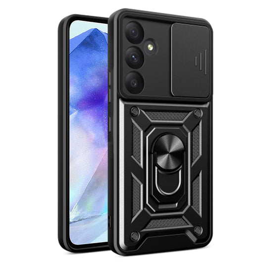 Maska za Samsung Galaxy A55 5G A556, Techsuit, CamShield, Crna