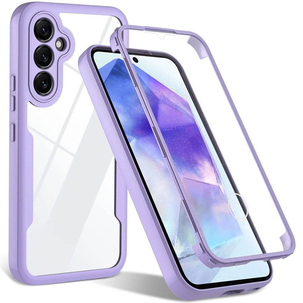 Maska za Samsung Galaxy A55 5G A556, Techsuit, ColorVerse 360, Ljubičasta