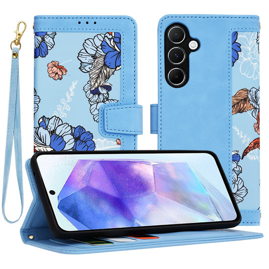 Maska za Samsung Galaxy A55 5G A556, Techsuit, FlipCraft, Plava