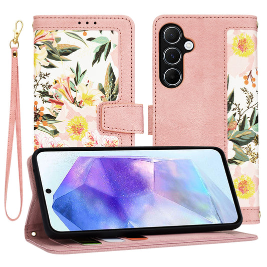 Futrola za Samsung Galaxy A55 5G A556, Techsuit, FlipCraft, Roza