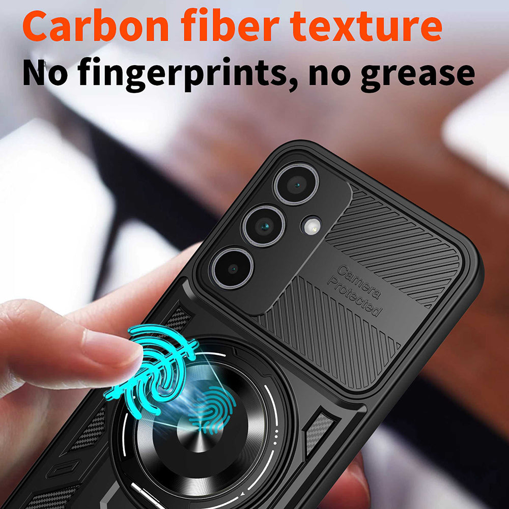 Maska za Samsung Galaxy A55 5G A556, Techsuit, RuggedCam, Crna