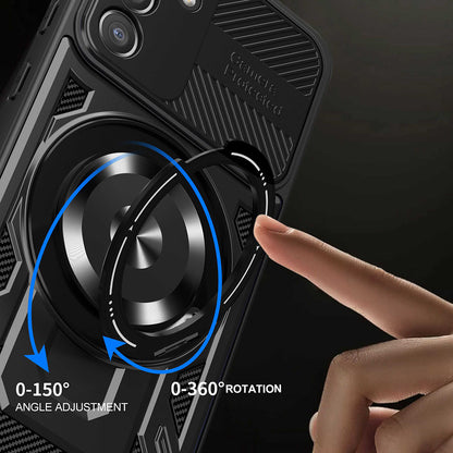 Maska za Samsung Galaxy A55 5G A556, Techsuit, RuggedCam, Crna