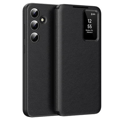 Futrola za Samsung Galaxy A55 5G A556, Techsuit, SmartView, Crna