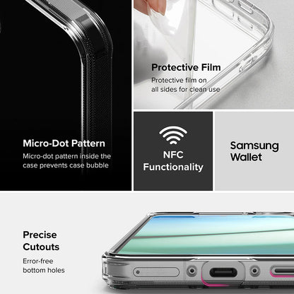 Maska za Samsung Galaxy A56 A566 / A36 A366, Ringke, Fusion, Prozirna
