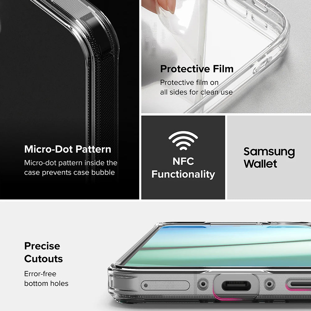 Maska za Samsung Galaxy A56 A566 / A36 A366, Ringke, Fusion, Prozirna Mat