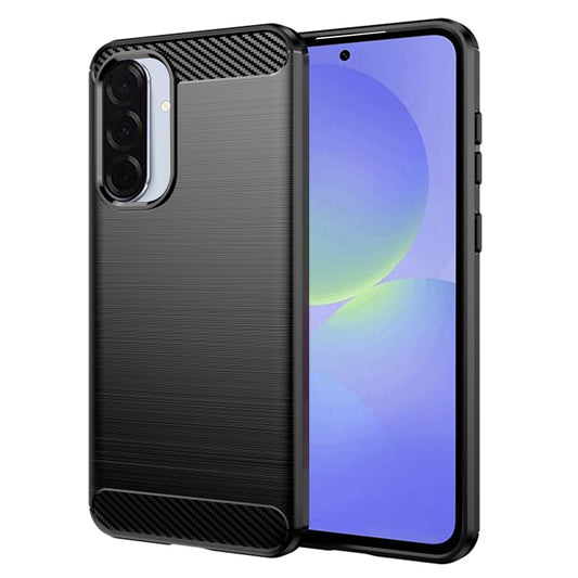 Maska za Samsung Galaxy A56 A566 / A36 A366, Techsuit, Karbon, Crna