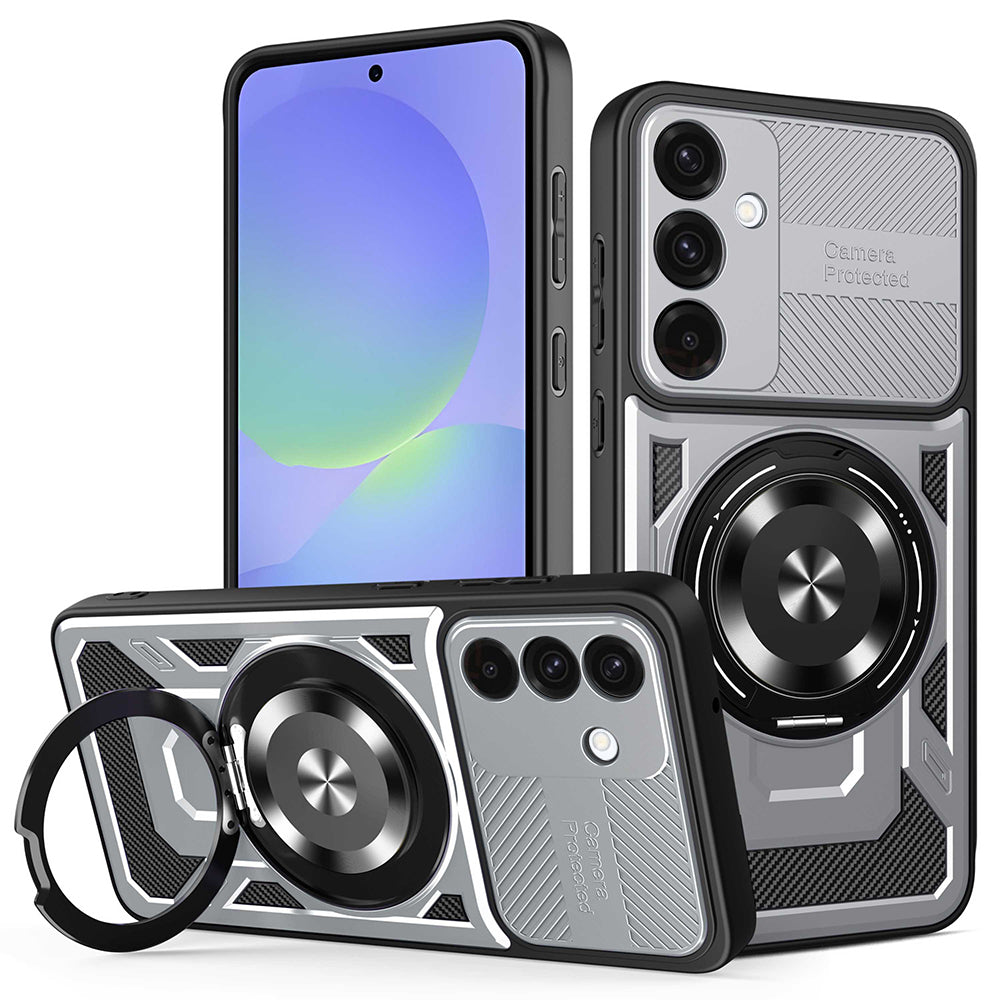 Maska za Samsung Galaxy A56 A566 / A36 A366, Techsuit, RuggedCam, Siva