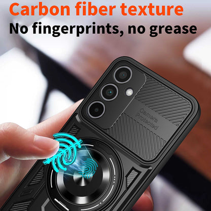 Maska za Samsung Galaxy A56 A566 / A36 A366, Techsuit, RuggedCam, Ljubičasta