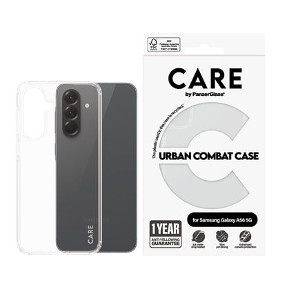 Futrola za Samsung Galaxy A56 A566, PanzerGlass, Care Urban Combat, Prozirna