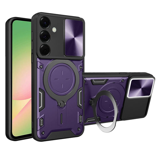 Maska za Samsung Galaxy A56 A566, Techsuit, CamGuard Pro, Ljubičasta