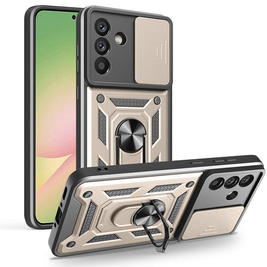 Maska za Samsung Galaxy A56 A566, Techsuit, CamShield, Zlatna