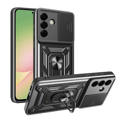 Maska za Samsung Galaxy A56 A566, Techsuit, CamShield, Crna