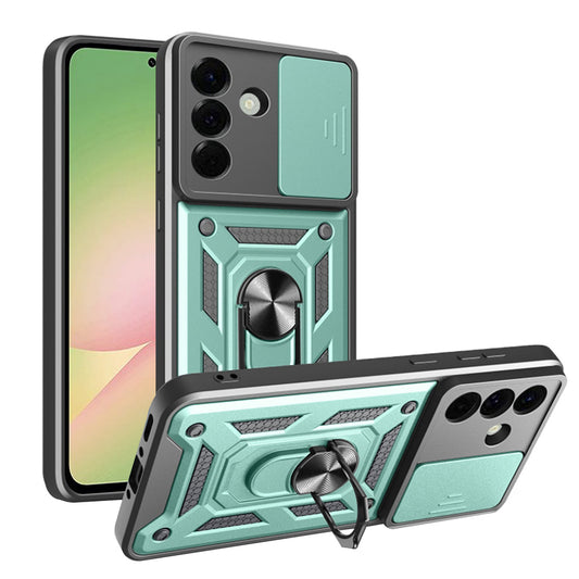 Maska za Samsung Galaxy A56 A566, Techsuit, CamShield, Zelena