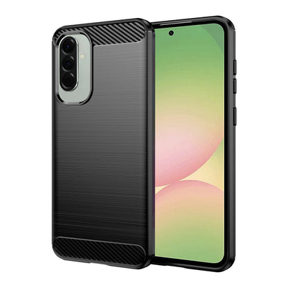 Maska za Samsung Galaxy A56 A566, Techsuit, Karbon, Crna