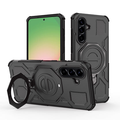 Maska za Samsung Galaxy A56 A566, Techsuit, Carbon Shield Pro, Crna