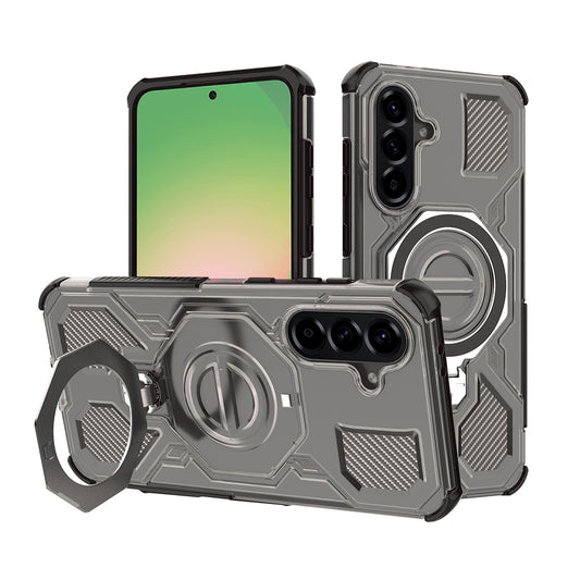 Futrola za Samsung Galaxy A56 A566, Techsuit, Carbon Shield Pro, Svijetlo crna