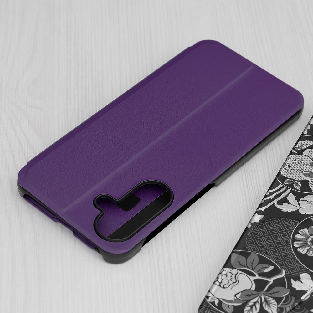 Maska za Samsung Galaxy A56 A566, Techsuit, eFold, Ljubičasta