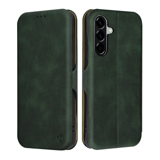 Futrola za Samsung Galaxy A56 A566, Techsuit, Safe Wallet Plus, Zelena