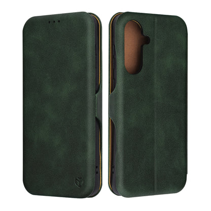Futrola za Samsung Galaxy A56 A566, Techsuit, Safe Wallet Plus, Zelena
