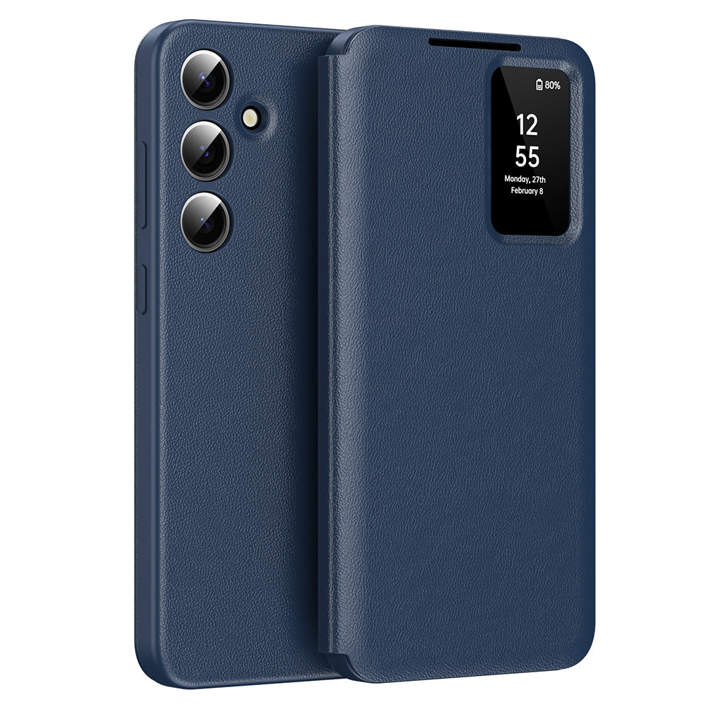 Maska za Samsung Galaxy A56 A566, Techsuit, SmartView, Plava