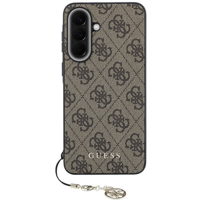 Maska za Samsung Galaxy A57 5G, Guess, 4G Classic Logo Charm, Smeđa