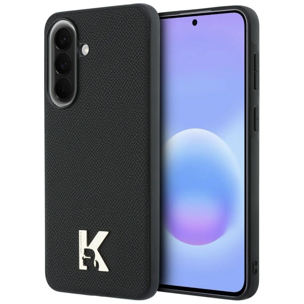Maska za Samsung Galaxy A57 5G, Karl Lagerfeld, Karl Head Logo, Crna
