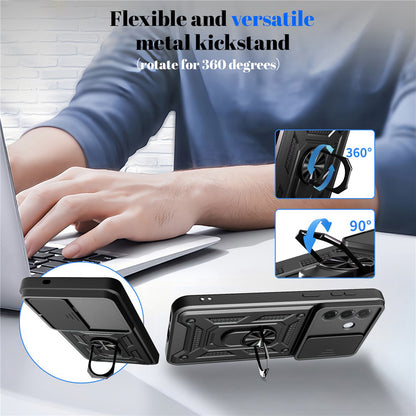 Futrola za Samsung Galaxy A57 5G, Techsuit, CamShield, Plava