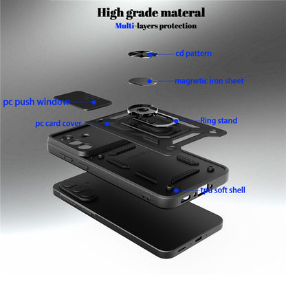 Futrola za Samsung Galaxy A57 5G, Techsuit, CamShield, Zlatno Roza