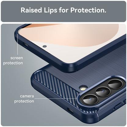 Futrola za Samsung Galaxy A57 5G, Techsuit, Karbon, Plava
