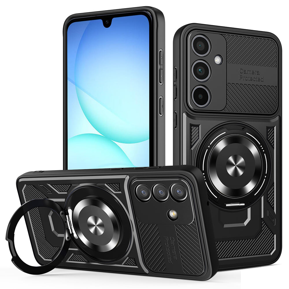 Futrola za Samsung Galaxy A57 5G, Techsuit, RuggedCam, Crna