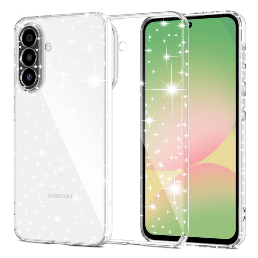 Futrola za Samsung Galaxy A57 5G, Techsuit, SparkleSkin, Prozirna