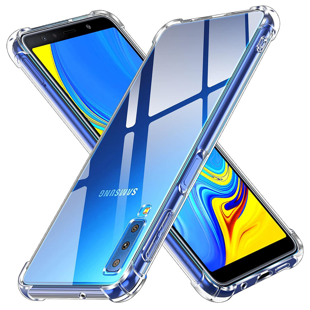 Maska za Samsung Galaxy A7 (2018) A750, Techsuit, Otporna na udarce, Prozirna