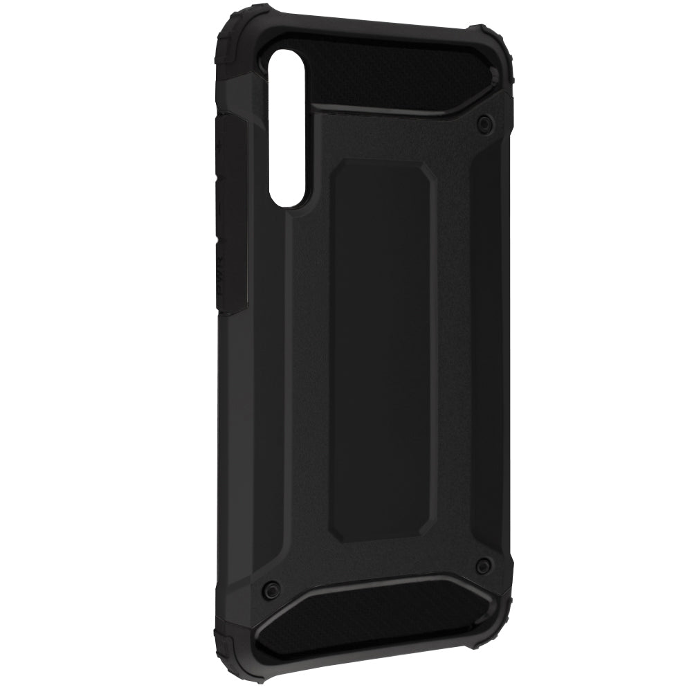 Maska za Samsung Galaxy A70s A707 / A70 A705, Techsuit, Hybrid Armor, Crna