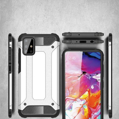 Maska za Samsung Galaxy A71 A715, Techsuit, Hybrid Armor, Crna