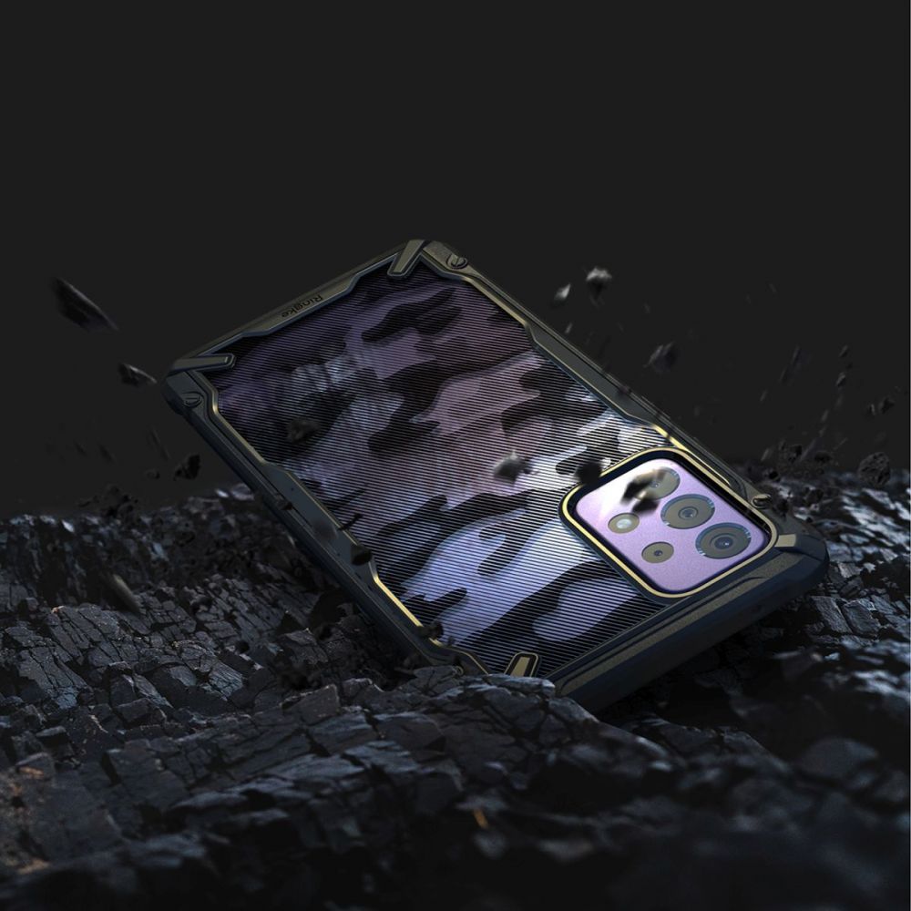 Futrola za Samsung Galaxy A72 A725 / A72 5G A726, Ringke, Fusion X Design, Kamuflaža