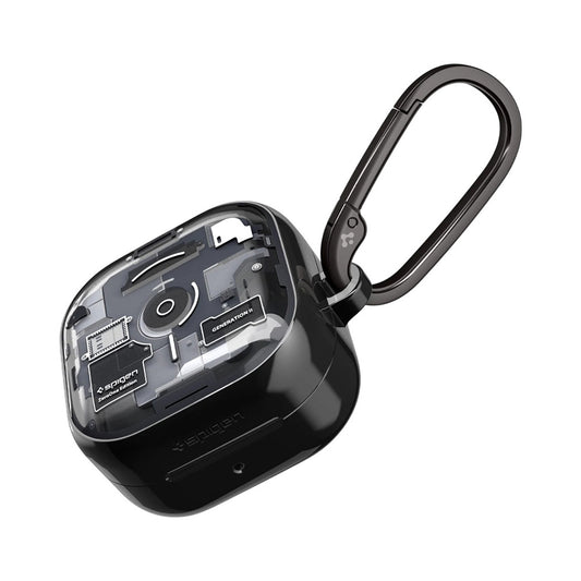 Futrola za Samsung Galaxy Buds4 / Buds4 Pro, Spigen, Ultra Hybrid, Crna ACS11201