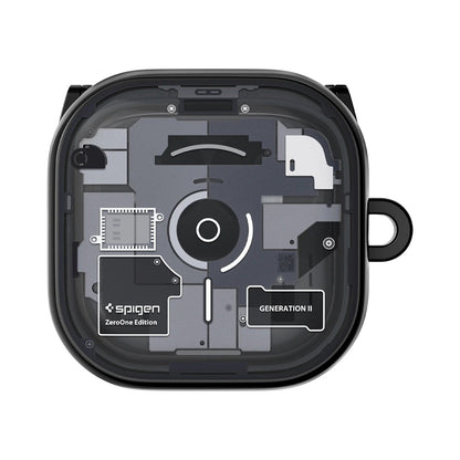 Futrola za Samsung Galaxy Buds4 / Buds4 Pro, Spigen, Ultra Hybrid, Crna ACS11201