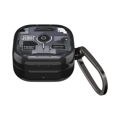 Futrola za Samsung Galaxy Buds4 / Buds4 Pro, Spigen, Ultra Hybrid, Crna ACS11201