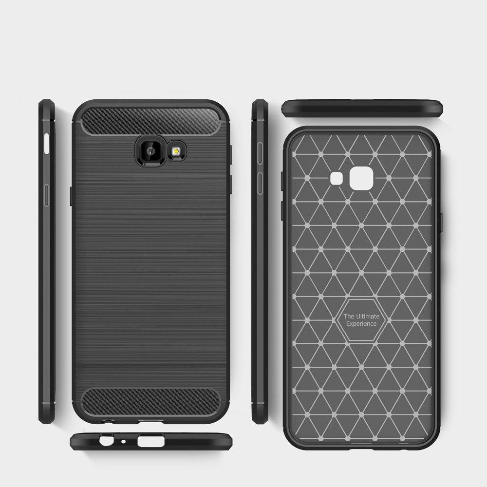 Maska za Samsung Galaxy J4 Plus (2018) J415, Techsuit, Karbon, Crna