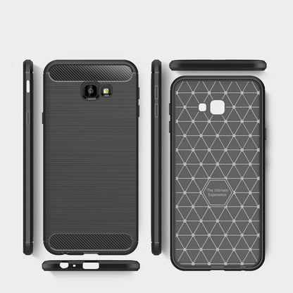 Maska za Samsung Galaxy J4 Plus (2018) J415, Techsuit, Karbon, Crna