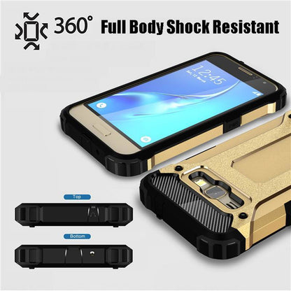 Maska za Samsung Galaxy J5 J500, Techsuit, Hybrid Armor, Crna