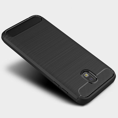Maska za Samsung Galaxy J7 (2017) J730, Techsuit, Karbon, Crna