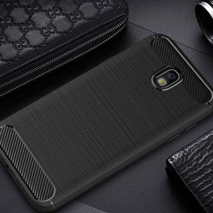 Maska za Samsung Galaxy J7 (2017) J730, Techsuit, Karbon, Crna