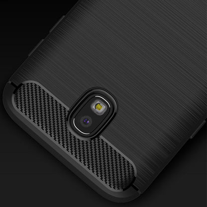 Maska za Samsung Galaxy J7 (2017) J730, Techsuit, Karbon, Crna