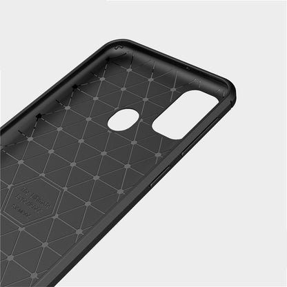Maska za Samsung Galaxy M21 M215 / M30s M307, Techsuit, Karbon, Crna